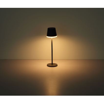 Globo - LED-aurinkovalaistus LED/0,6W/3V 3000K IP44 antrasiitti