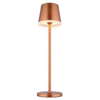 Globo - LED-aurinkovalaistus LED/0,6W/3V 3000K IP44 kupari