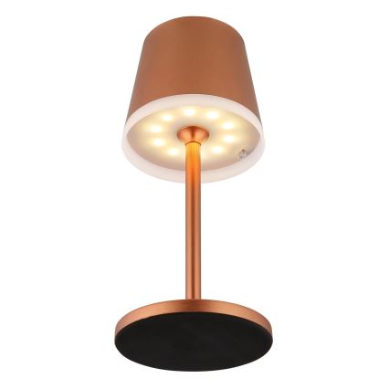 Globo - LED-aurinkovalaistus LED/0,6W/3V 3000K IP44 kupari