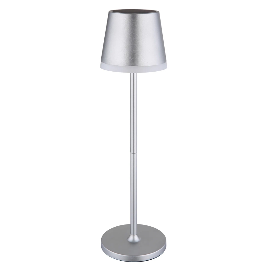 Globo - LED-aurinkovalaistus LED/0,6W/3V 3000K IP44 mattakromi