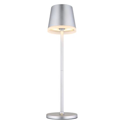 Globo - LED-aurinkovalaistus LED/0,6W/3V 3000K IP44 mattakromi