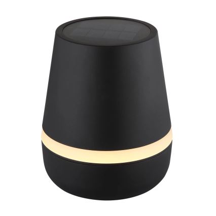 Globo - LED-aurinkolamppu 10xLED/0,06W/3V IP44 musta