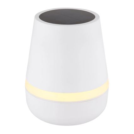 Globo - LED-aurinkolamppu 10xLED/0,06W/3V IP44 valkoinen