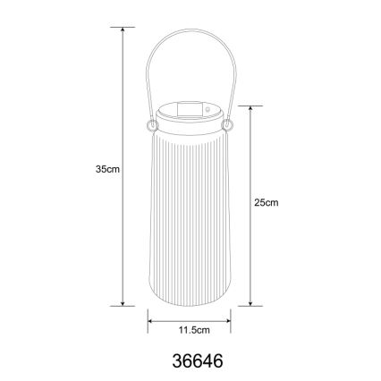 Globo - LED-aurinkovalaistus 2xLED/0,5W/3V 3000K IP44