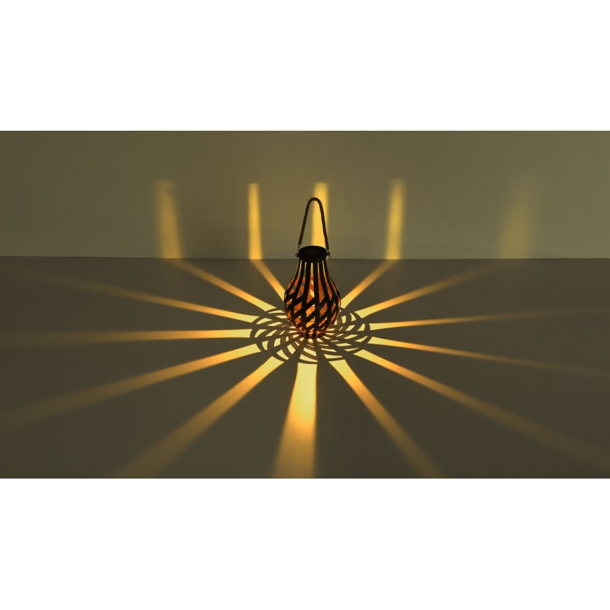 Globo - LED aurinkovalo LED/0,06W/3V IP44 bambu