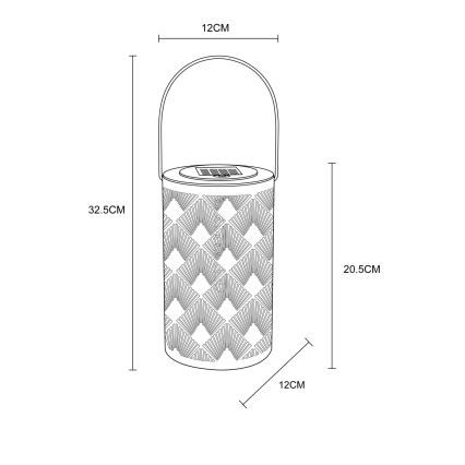 Globo - LED-paperiaurinkolamppu LED/0,5W/3V IP44 600 mAh