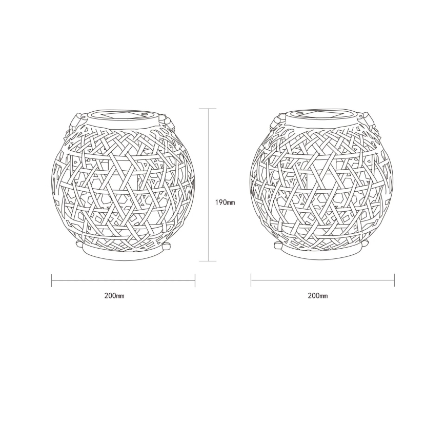 Globo - LED-aurinkovalaistus LED/0,02W/3V IP44