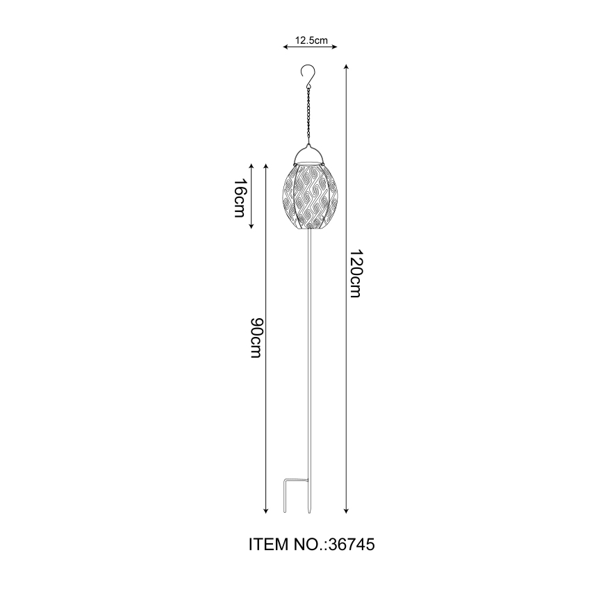 Globo - LED-aurinkovalaistus 3in1 LED/0,06W/3,2V 3000K IP44