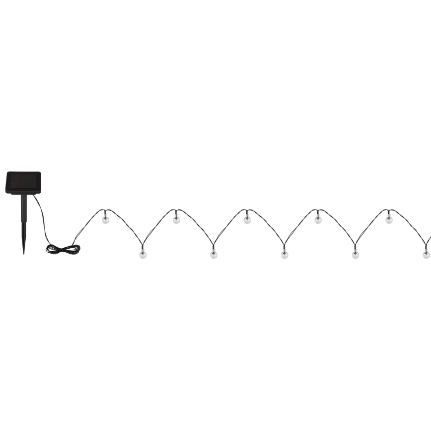 Globo - LED-aurinkoketju 20xLED/0,06W/3,2V 285 cm IP44