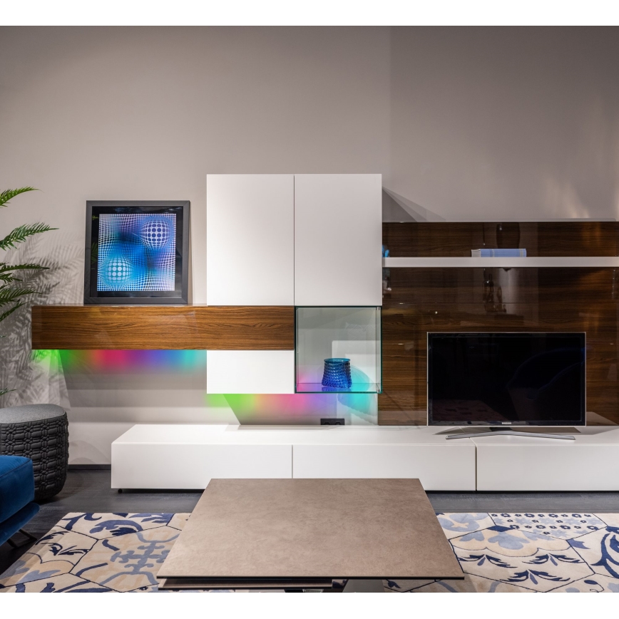 Globo - LED RGB Himmennettävä nauha LED/6W/230V 1m + kauko-ohjaus