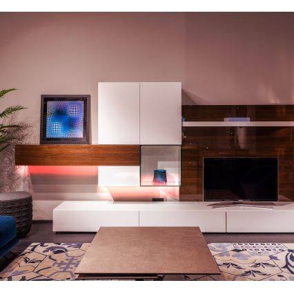 Globo - LED RGB Himmennettävä nauha LED/6W/230V 1m + kauko-ohjaus