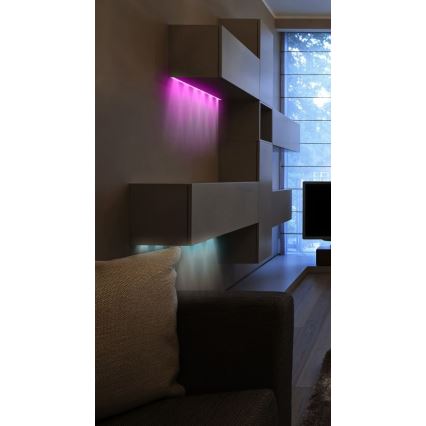 Globo - LED RGB Himmennettävä nauha LED/6W/230V 1m + kauko-ohjaus