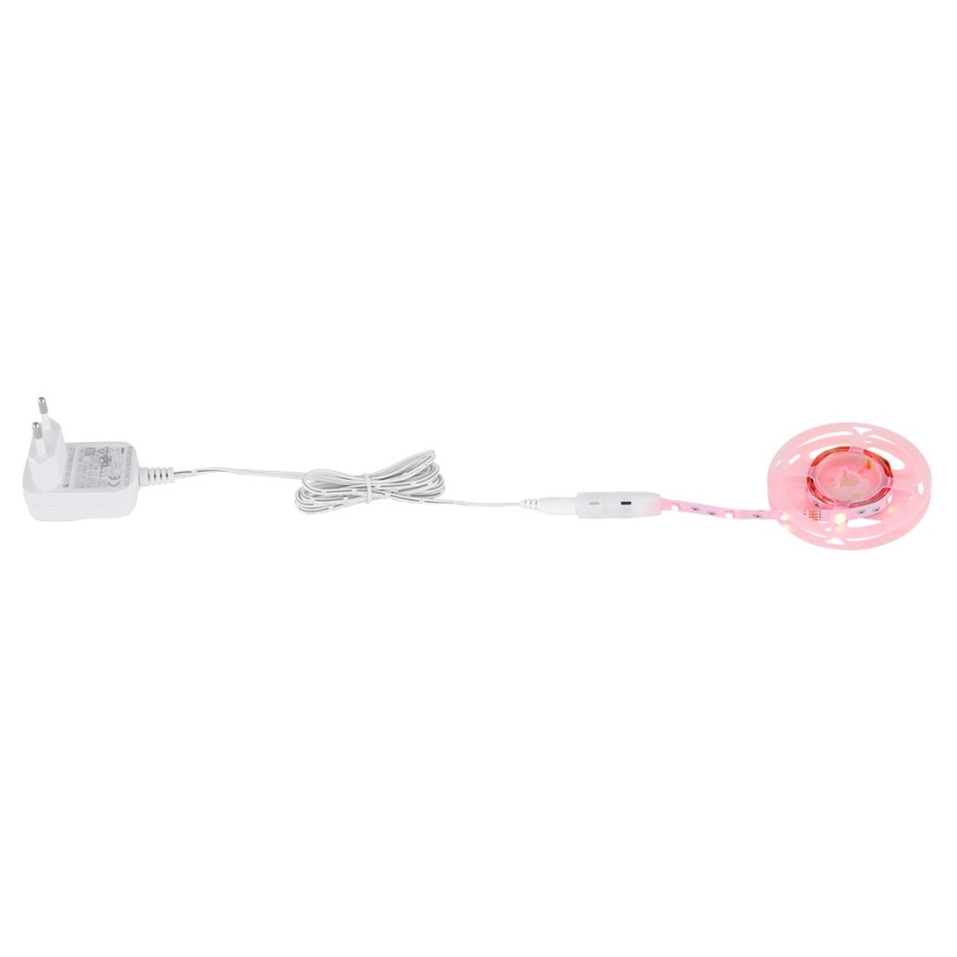 Globo - LED RGB Himmennettävä nauha LED/6W/230V 1m + kauko-ohjaus