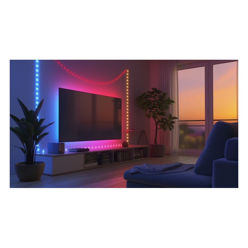 Globo - LED-RGB-nauha 50xLED/0,06W/5V 5 m 27 toiminnot