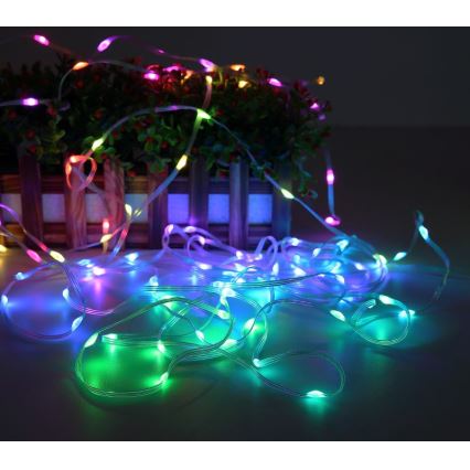 Globo - LED-RGB-nauha 50xLED/0,06W/5V 5 m 27 toiminnot