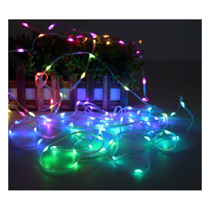 Globo - LED-RGB-nauha 50xLED/0,06W/5V 5 m 27 toiminnot