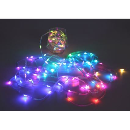 Globo - LED-RGB-nauha 50xLED/0,06W/5V 5 m 27 toiminnot