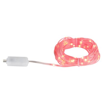 Globo - LED-RGB-nauha 50xLED/0,06W/5V 5 m 27 toiminnot