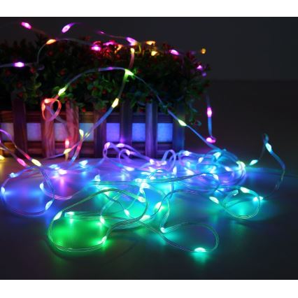 Globo - LED-RGB-nauha 100xLED/0,06W/5V 10 m 27 toiminnot