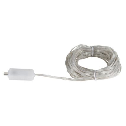 Globo - LED-RGB-nauha 100xLED/0,06W/5V 10 m 27 toiminnot