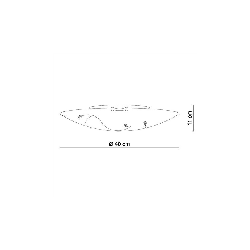 Globo - Kattovalo 3xE27/40W/230V