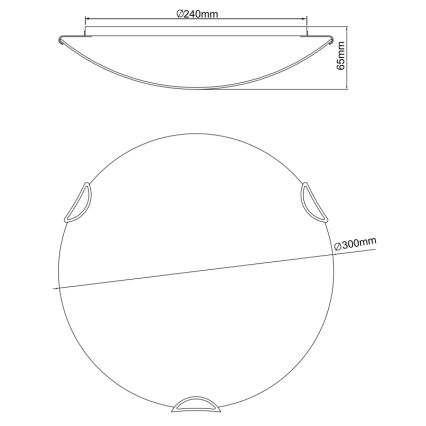 Globo - Lasten kattovalaisin 2xE27ILLU/60W/230V