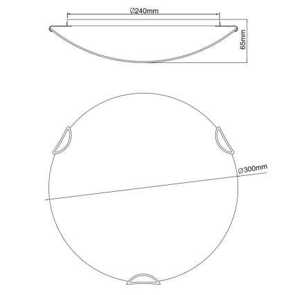 Globo - Lasten kattovalaisin 2xE27/60W/230V