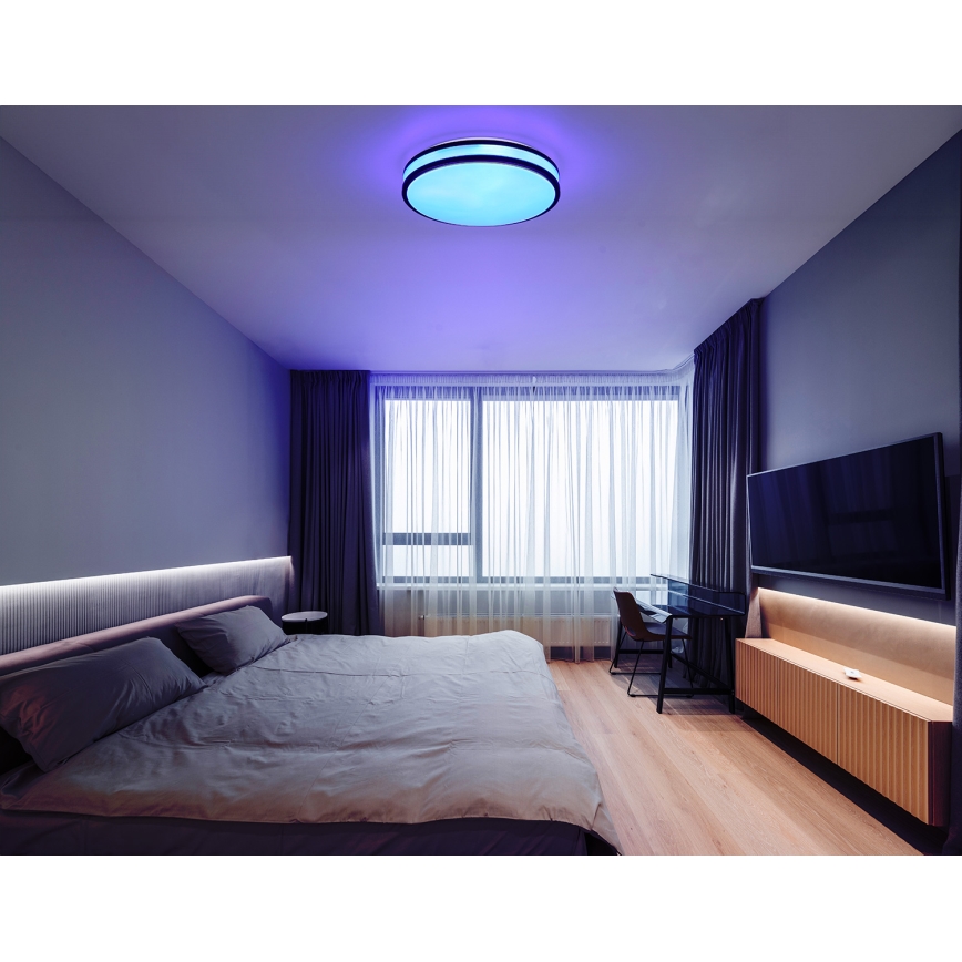 Globo - LED RGBW Himmennettävä kattovalo LED/18W/230V 2700-6000K + kauko-ohjaus