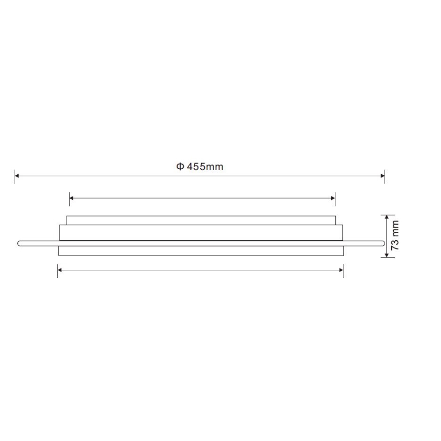 Globo - Himmennettävä LED-kattovalaisin LED/30W/230V 3000-6500K + kauko-ohjaus