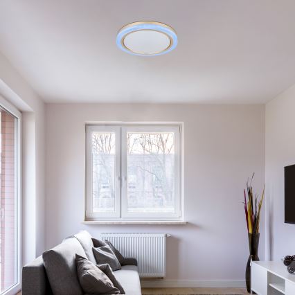 Globo - RGBW Himmennettävä kattovalaisin LED/20W/230V 2700-6500K + kauko-ohjaus
