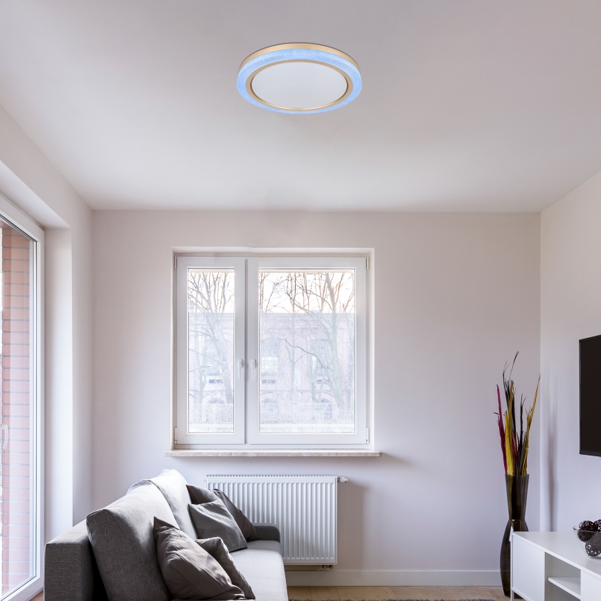 Globo - RGBW Himmennettävä kattovalaisin LED/20W/230V 2700-6500K + kauko-ohjaus