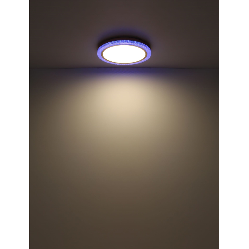 Globo - RGBW Himmennettävä kattovalaisin LED/20W/230V 2700-6500K + kauko-ohjaus