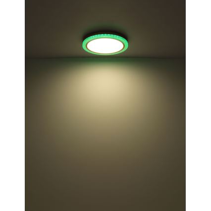 Globo - RGBW Himmennettävä kattovalaisin LED/20W/230V 2700-6500K + kauko-ohjaus