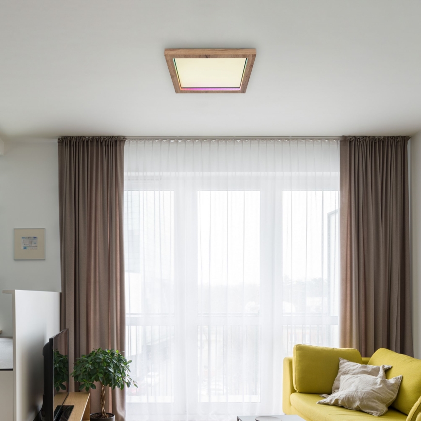 Globo - LED RGBW Himmennettävä kattovalo LED/24W/230V 2700-6000K + kauko-ohjaus