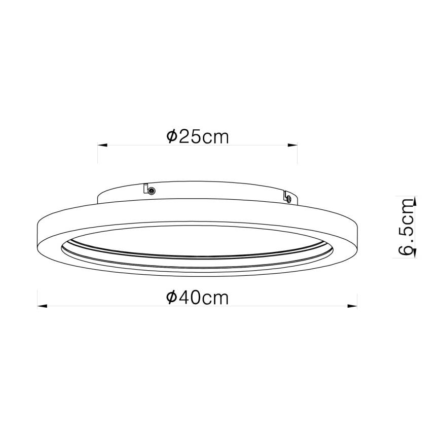 Globo - LED RGBW Himmennettävä kattovalo LED/24W/230V 2700-6000K + kauko-ohjaus