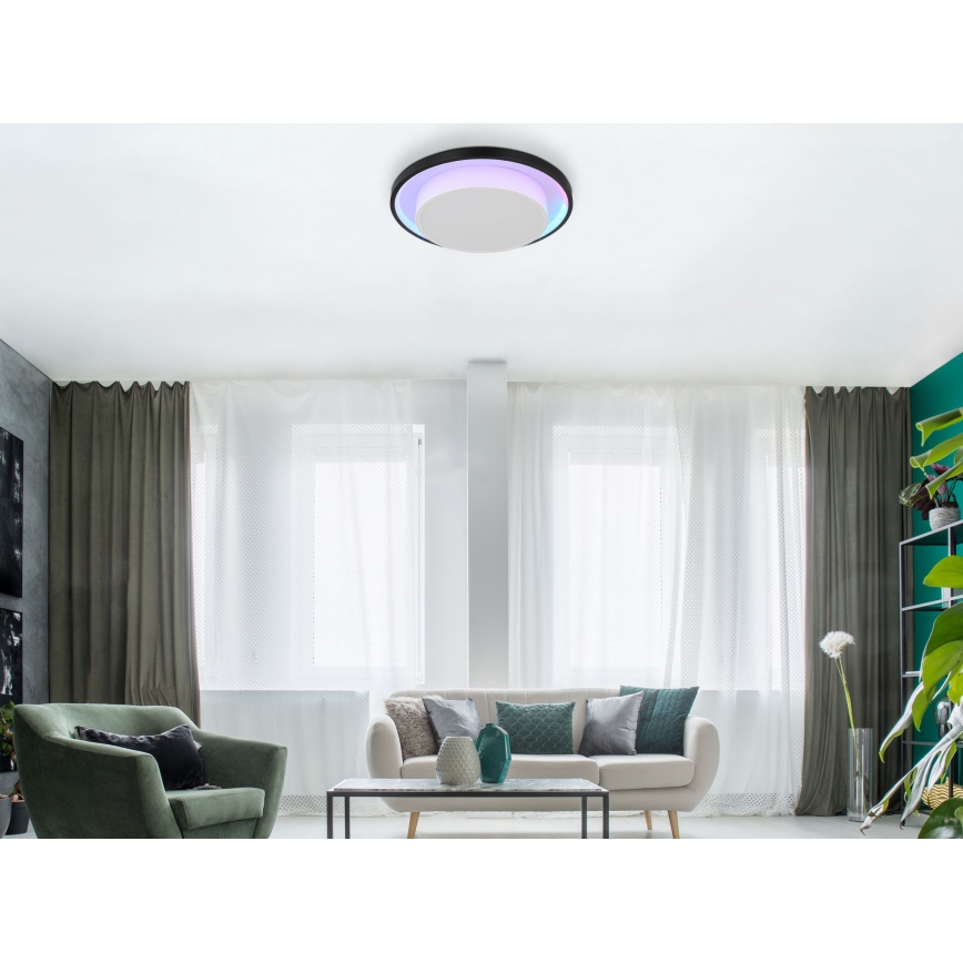 Globo - LED RGBW Himmennettävä kattovalo LED/21W/230V 2700-6500K+ kauko-ohjaus