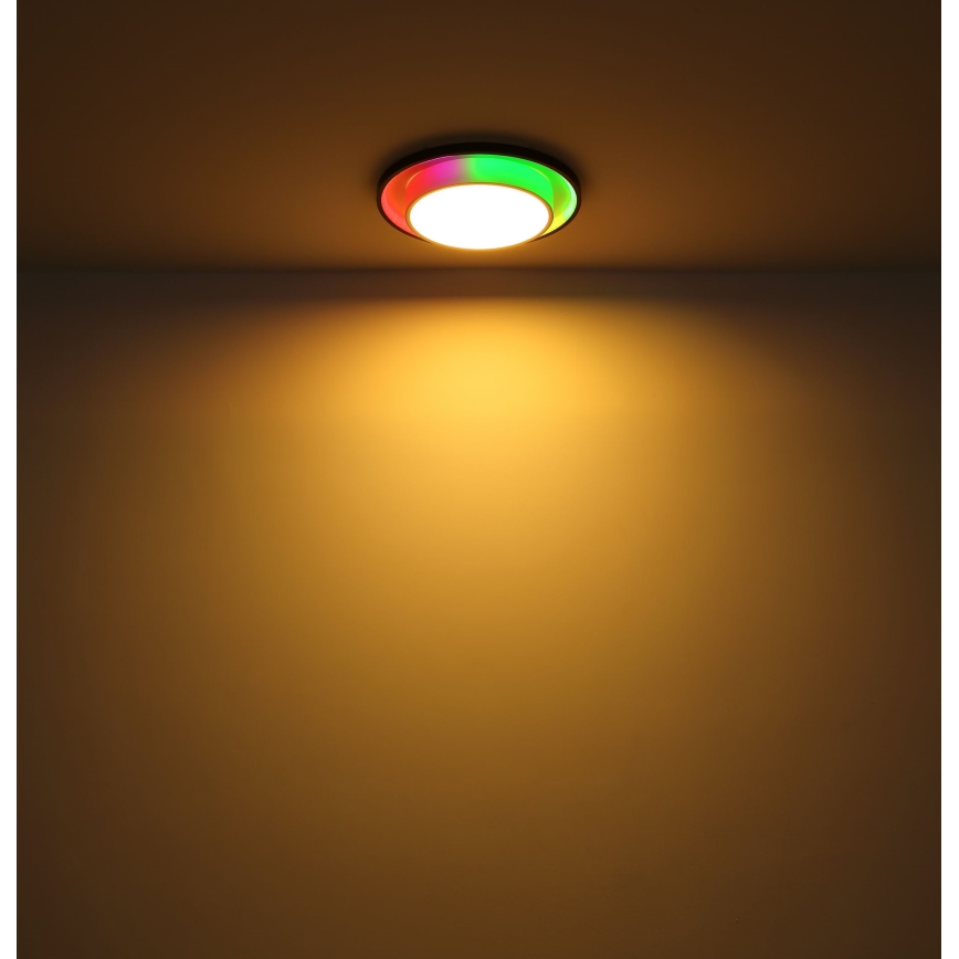 Globo - LED RGBW Himmennettävä kattovalo LED/21W/230V 2700-6500K+ kauko-ohjaus