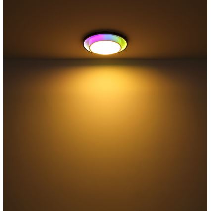 Globo - LED RGBW Himmennettävä kattovalo LED/21W/230V 2700-6500K+ kauko-ohjaus