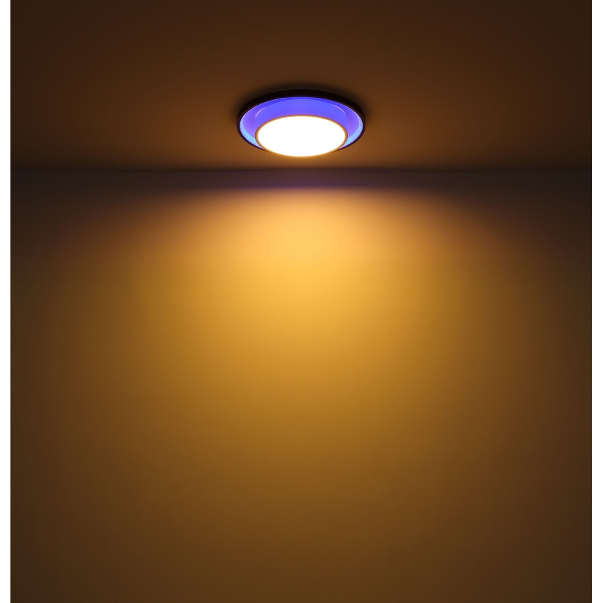Globo - LED RGBW Himmennettävä kattovalo LED/21W/230V 2700-6500K+ kauko-ohjaus