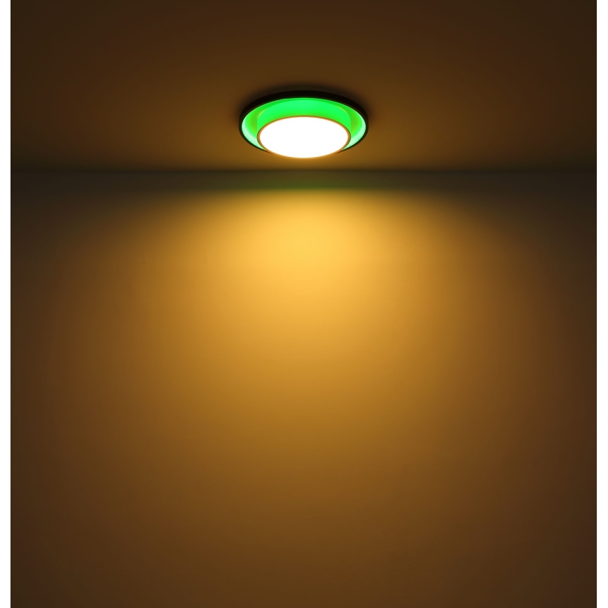 Globo - LED RGBW Himmennettävä kattovalo LED/21W/230V 2700-6500K+ kauko-ohjaus
