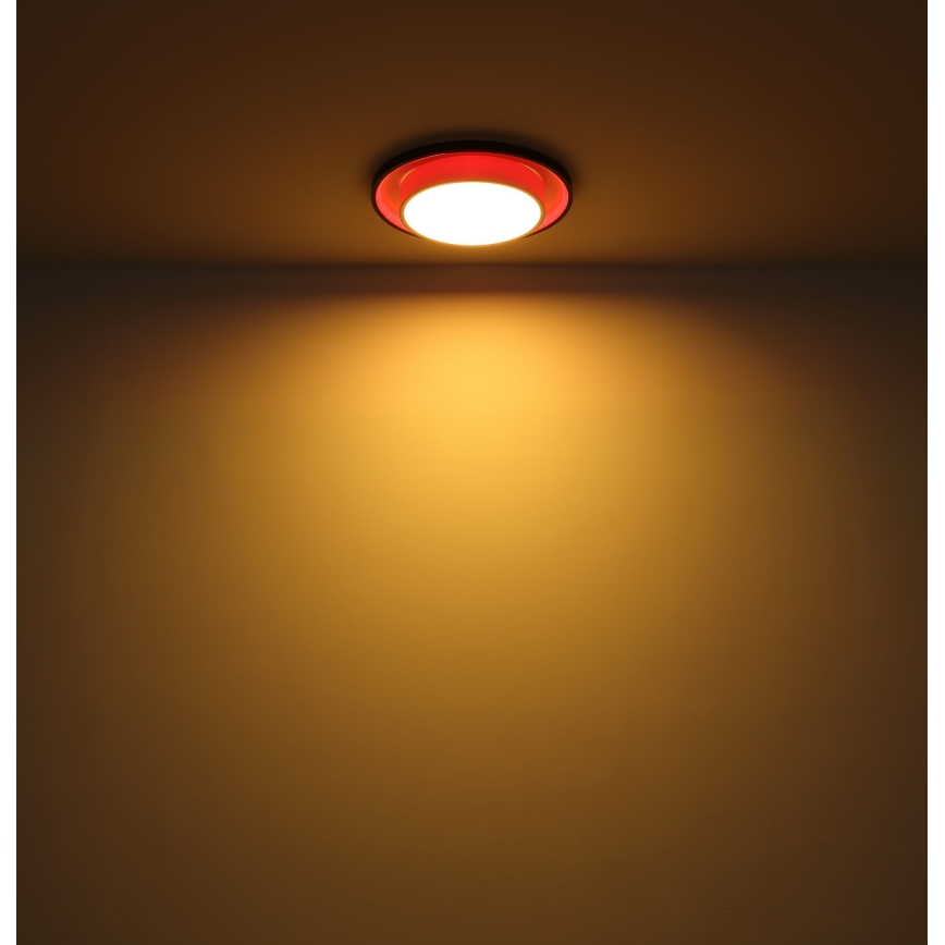 Globo - LED RGBW Himmennettävä kattovalo LED/21W/230V 2700-6500K+ kauko-ohjaus