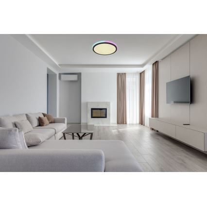Globo - LED RGBW Himmennettävä kattovalo LED/40W/230V 2700-6500K + kauko-ohjaus