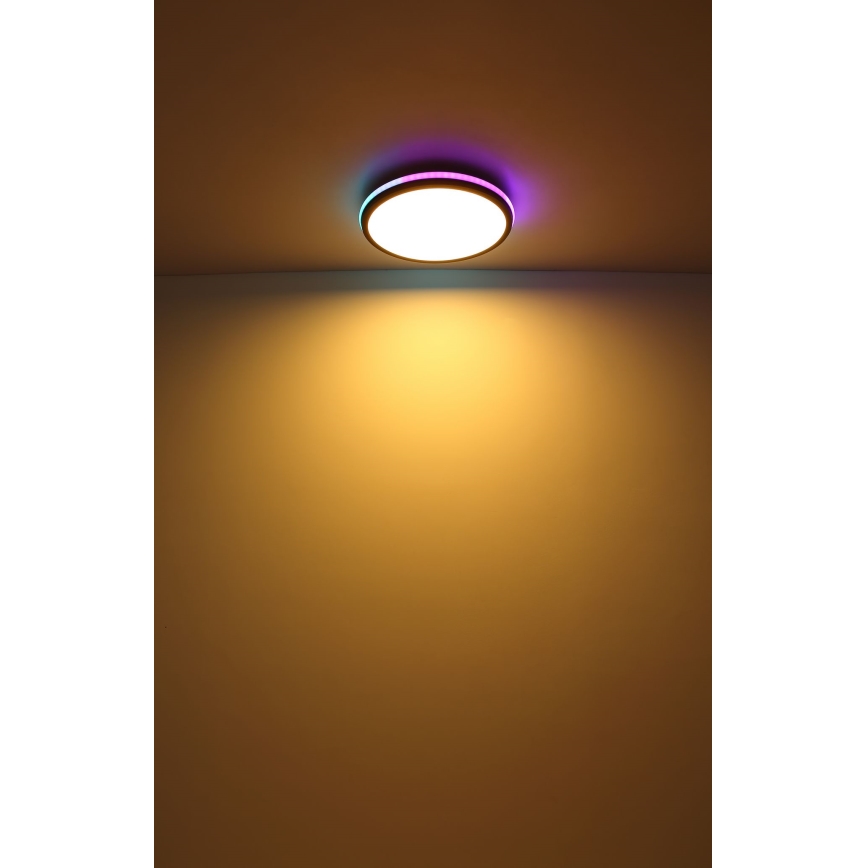 Globo - LED RGBW Himmennettävä kattovalo LED/40W/230V 2700-6500K + kauko-ohjaus