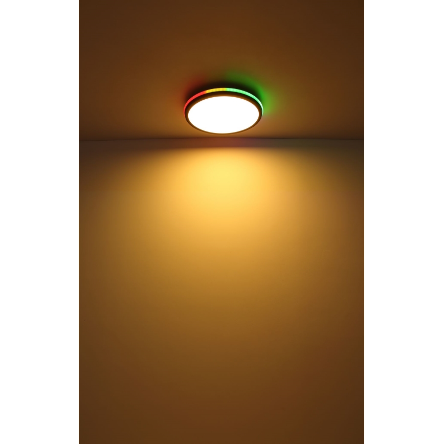 Globo - LED RGBW Himmennettävä kattovalo LED/40W/230V 2700-6500K + kauko-ohjaus