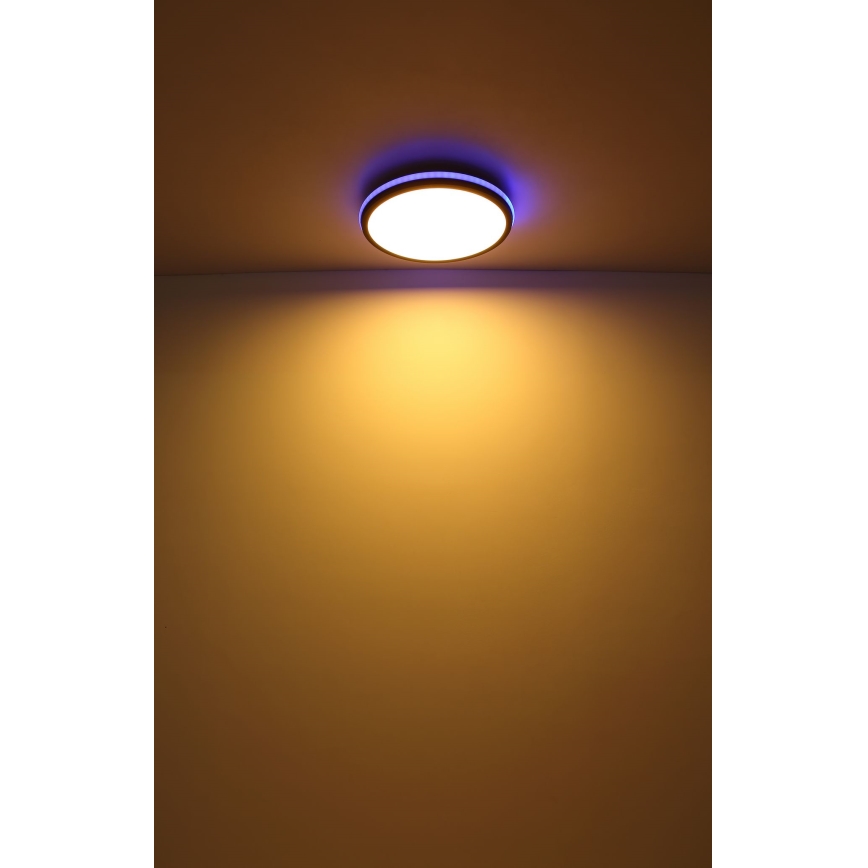 Globo - LED RGBW Himmennettävä kattovalo LED/40W/230V 2700-6500K + kauko-ohjaus