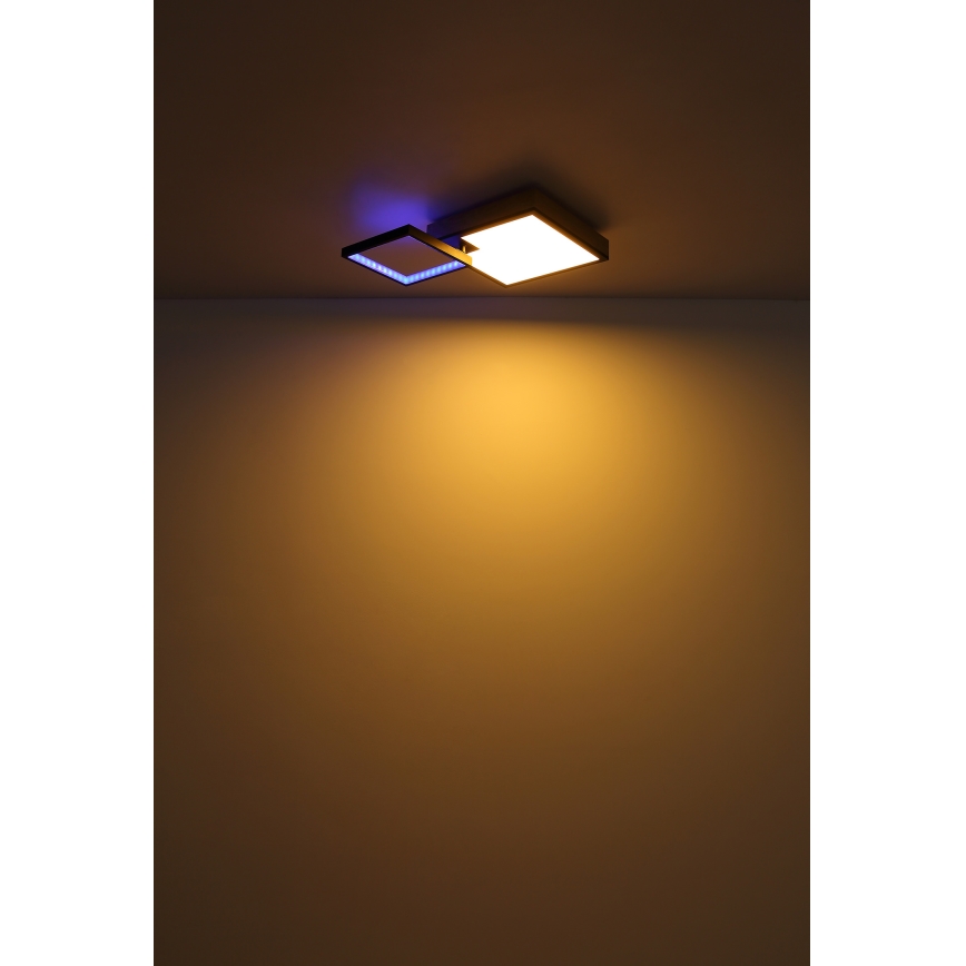 Globo - LED RGBW Himmennysvalo LED/21W/230V + LED/3W 2700-6500K + kauko-ohjaus