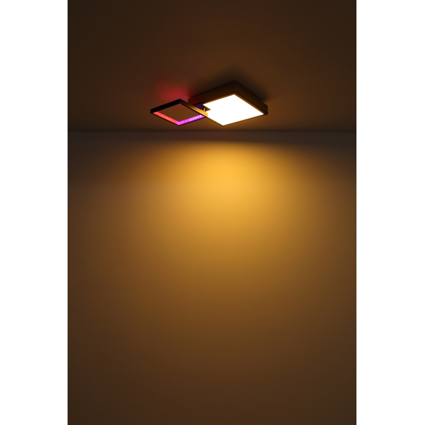 Globo - LED RGBW Himmennysvalo LED/21W/230V + LED/3W 2700-6500K + kauko-ohjaus