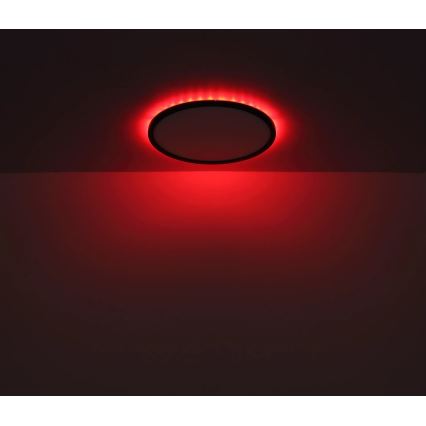 Globo - LED RGB Himmennettävä kylpyhuoneen kattovalaisin LED/18W/230V 3000-6000K + kauko-ohjaus IP44 musta