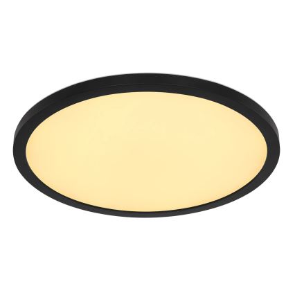 Globo - LED RGB Himmennettävä kylpyhuoneen kattovalaisin LED/18W/230V 3000-6000K + kauko-ohjaus IP44 musta