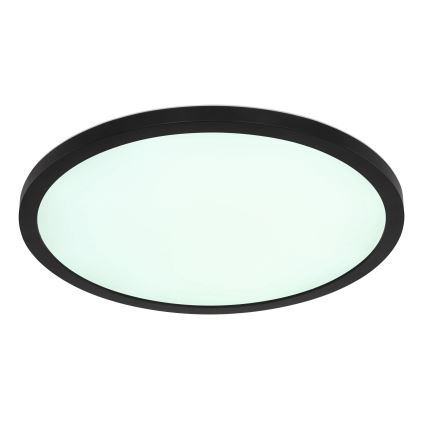 Globo - LED RGB Himmennettävä kylpyhuoneen kattovalaisin LED/18W/230V 3000-6000K + kauko-ohjaus IP44 musta